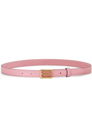 Etro Logo-buckle leather belt
