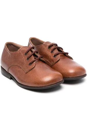 PèPè Pebbled-leather Derby shoes