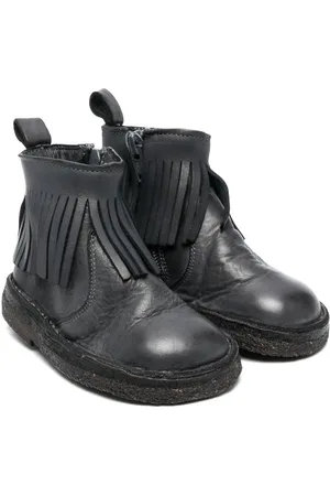 PèPè Fringed leather ankle boots