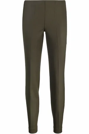 P.A.R.O.S.H. Mid-rise tapered virgin wool trousers