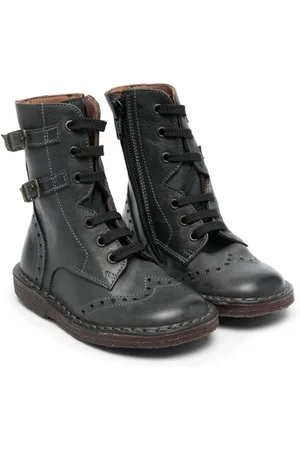 PèPè Lace-up leather boots