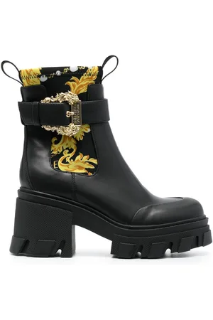 VERSACE Sophie 85mm decorative-buckle boots
