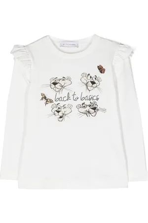 MONNALISA Pink Panther long-sleeve T-shirt