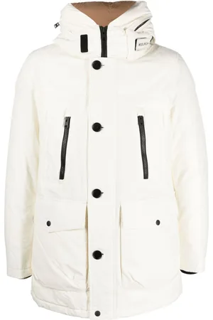 Woolrich Logo-print hooded coat