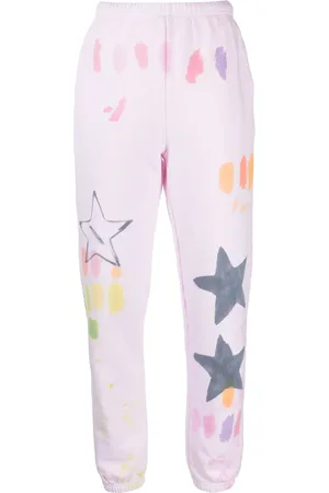Collina Strada Star-print cotton track pants