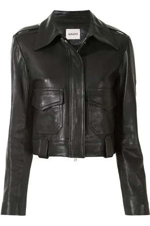 Khaite The Cordelia leather jacket