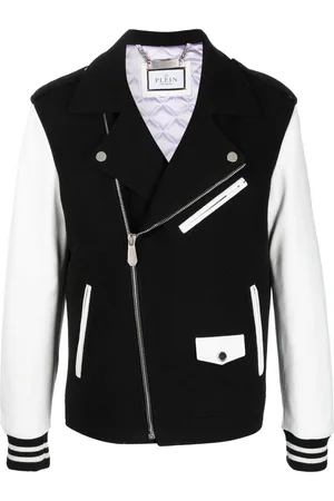 Philipp Plein Leather biker jacket