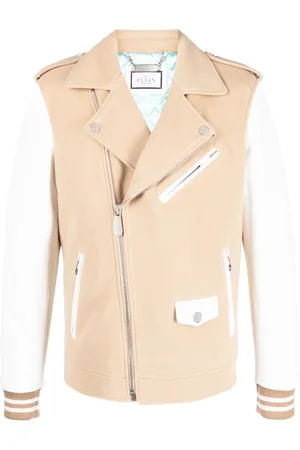Philipp Plein Leather biker jacket