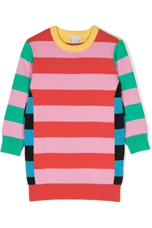 Stella McCartney Stripe-pattern knitted dress