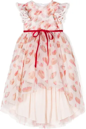 SPERANZA Graphic-print tulle dress