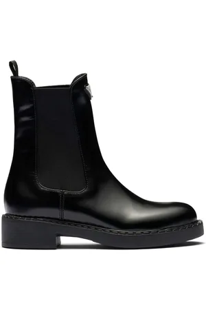 Prada Brushed leather Chelsea boots