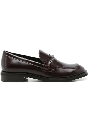Sarah Chofakian Eliza leather loafers