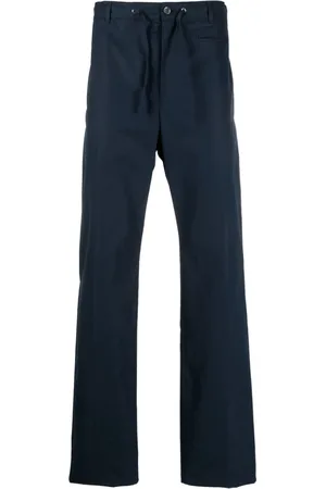 Alexander McQueen Drawstring-waist cotton trousers