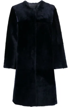 LISKA Reversible leather shearling coat