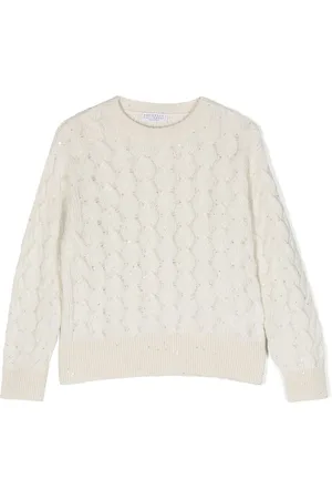 Brunello Cucinelli Cable-knit long-sleeve jumper