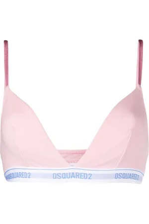 Dsquared2 Technicolor logo-waistband triangle bra