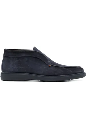 santoni Slip-on suede boots
