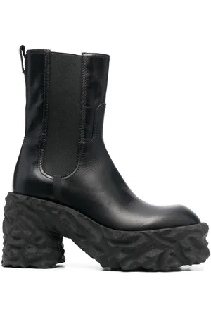 Premiata 95mm chunky-block heel boots