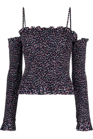 Ralph Lauren Floral-print off-shoulder top