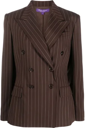 Ralph Lauren Safford striped wool blazer