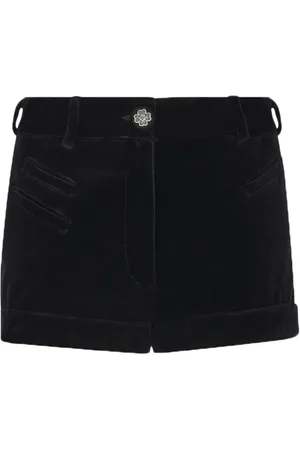 Etro Velvet cotton shorts