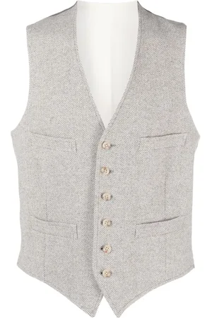 Ralph Lauren Herringbone wool-blend waistcoat