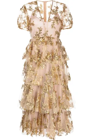 Macgraw Parody sequin-embellished midi dress