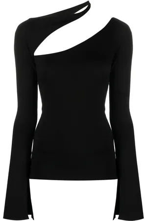MANURI Sandy cut out-detail blouse