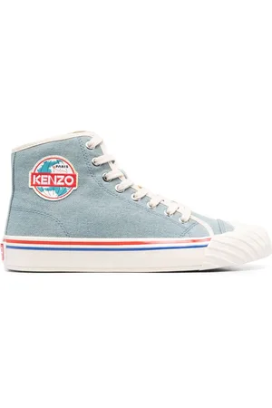 Kenzo Logo-patch high-top sneakers