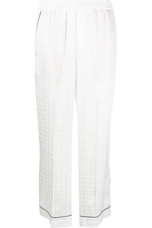10 CORSO COMO Circle-motif straight-leg trousers