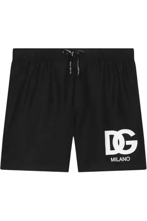 Dolce & Gabbana Logo-print drawstring swim shorts