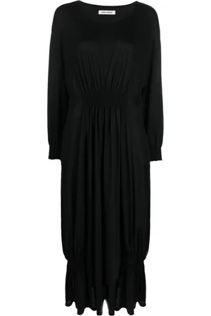 HENRIK VIBSKOV Smocked-panel detail midi dress