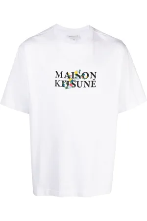 Maison Kitsuné Logo-print cotton T-shirt