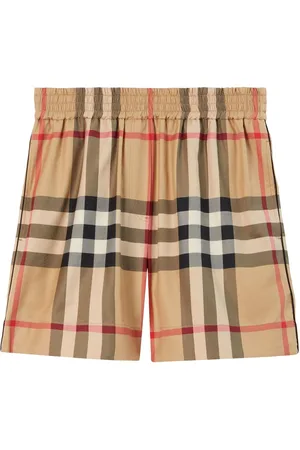 Burberry Vintage Check-pattern cotton shorts