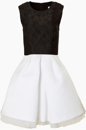 Carolina Herrera Jacquard belted dress