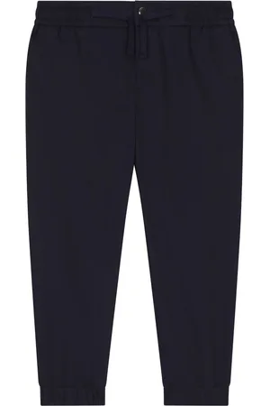 Dolce & Gabbana Logo-plaque stretch-cotton track pants