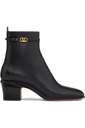 VALENTINO GARAVANI Tan-Go 60mm leather ankle boots