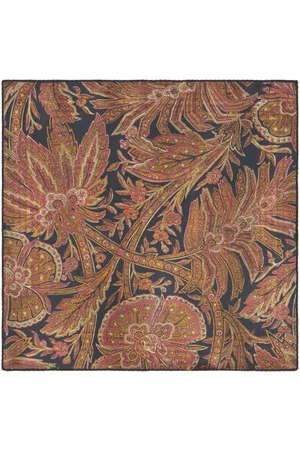 Etro Geometric-print silk pocket square