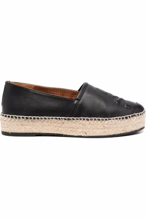 Philipp Plein Skull-motif leather espadrilles