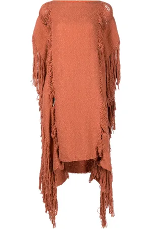 Voz Fringe-detail long top
