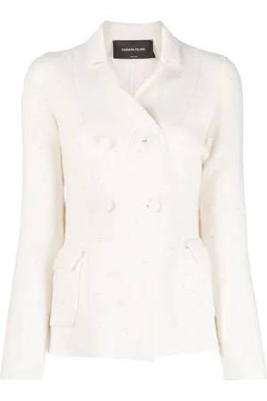 Fabiana Filippi Sequin-embellished double-breasted cardigan