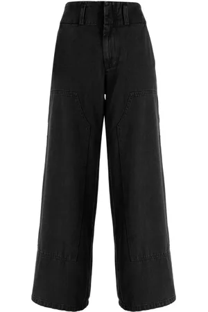 SEA High-rise wide-leg trousers