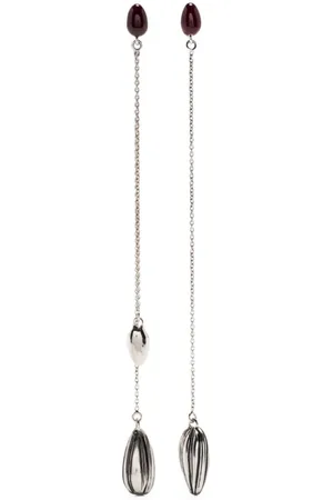 LEMAIRE Bead-embellished drop earrings