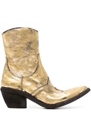 Madison.Maison Laminated leather ankle boots