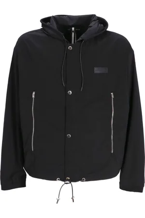 Emporio Armani Logo-patch hooded jacket