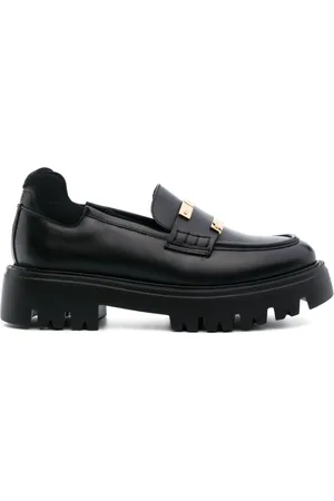 Nº21 45mm logo-plaque chunky-sole loafers