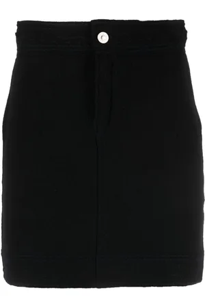 Barrie Contrast-stitch mini skirt