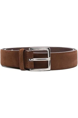 Orciani Buckle-fastening suede belt