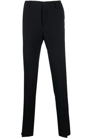 Etro Textured-finish tailored trousers