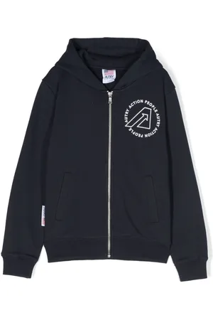Autry Logo-print zip-up hoodie